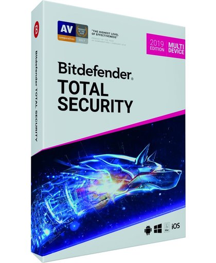 Bitdefender Total Security 2019 - 10 Apparaten - 2 Jaar - Windows / iOS / MAC / Android