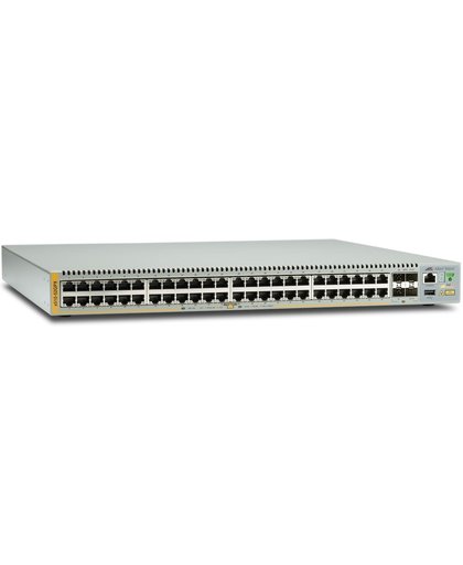 Allied Telesis AT-x510-52GPX-50 Managed L3 Gigabit Ethernet (10/100/1000) Grijs Power over Ethernet (PoE)