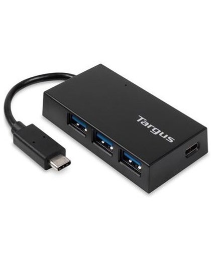 Targus ACH922EU hub & concentrator USB 3.0 (3.1 Gen 1) Type-C 5000 Mbit/s Zwart