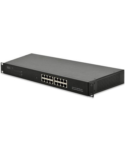 Digitus DN-95312 netwerk-switch Managed Fast Ethernet (10/100) Zwart Power over Ethernet (PoE)
