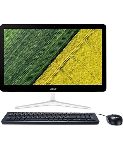 Acer Aspire Z24-880 60,5 cm (23.8") 1920 x 1080 Pixels 2,9 GHz Zevende generatie Intel® Core™ i7 i7-7700T Zwart, Zilver Alles-in-één-pc