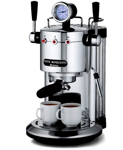 Ariete Caffè Novecento Retro Espresso Machine Chroom