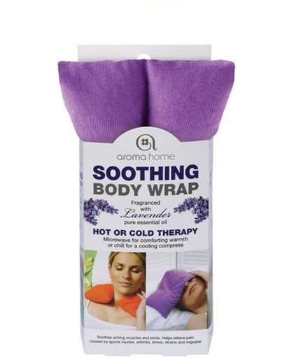 Aroma Home Soothing Body Wrap Lavendel Geur Opwarmen in Magnetron - Paars