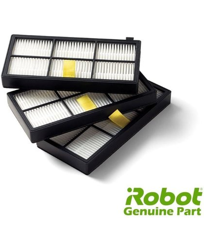 Originele Set Hoogefficiënt AeroForce Filters voor de iRobot Roomba 800 en 900 Serie (3 Stuks)