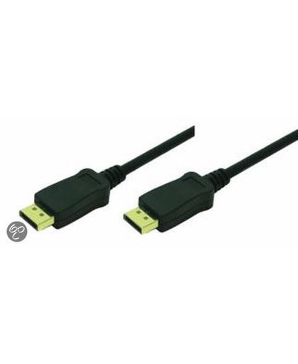 LogiLink DisplayPort-Kabel DPort -<gt/> DPort St/St 1.00m goud