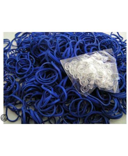 Hobbystiekjes - navy blauw - 600 stuks + 24 clips