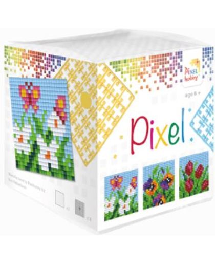 Pixel Kubus - thema Bloem