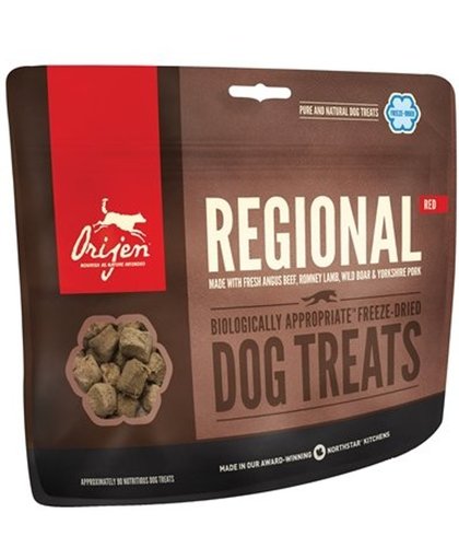 Orijen Freeze-Dried Treats Dog Regional Red - Hondensnacks - Rundlever Lamslever 42.5 g