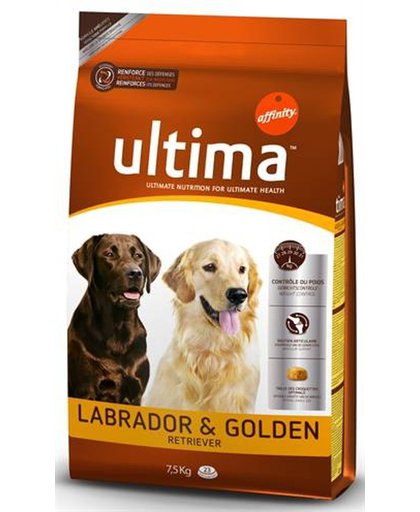 Ultima labrador / golden retriever hondenvoer 7,5 kg