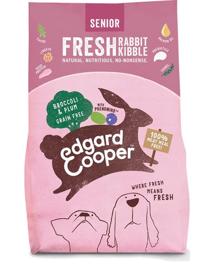 EDGARD COOPER - Vers konijn met pruimen & broccoli 2,5 KG SENIOR