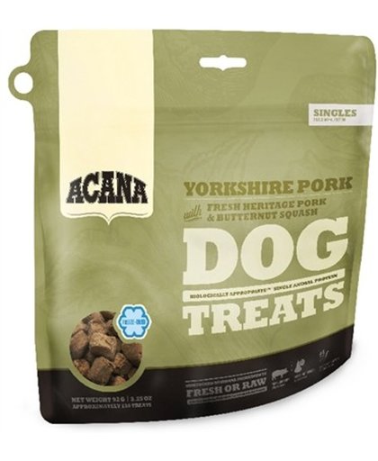 Acana Singles Treat Dog Yorkshire Pork - Hondensnacks - Varkenslever Varken 35 g