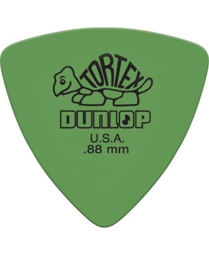 Dunlop Tortex Triangle Green 88mm standaard plectrum