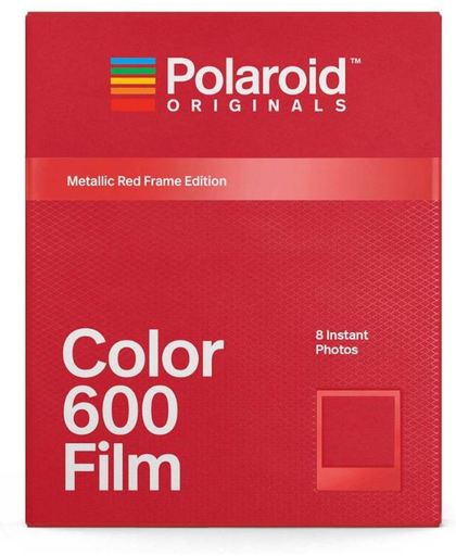 Polaroid Originals film met metallic rood frame - geschikt voor 600/i-Type