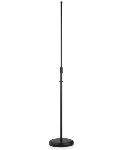 Vonyx MS100B zwarte in hoogte verstelbare microfoonstandaard met stabiele voet