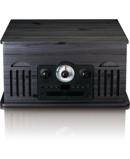 Classic Phono TCD-2600 Platenspeler met Luidsprekers, Radio, Cd en Cassette speler - Zwart