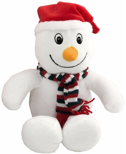 Pluche sneeuwpop knuffel 26 cm