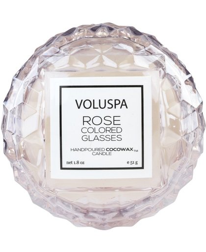Voluspa Roses Macaron - Geurkaars - 51gr - Colored Classes