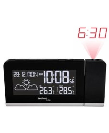 TECHNOLINE WT539 projectie-klok / wekker, radio-controlled, met temperatuurweergave