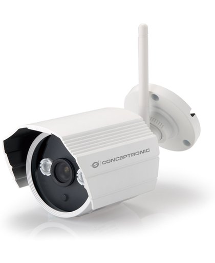 Conceptronic CIPCAM720OD IP-beveiligingscamera Binnen & buiten Rond Wit 1280 x 720 Pixels