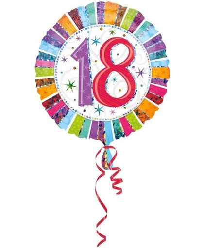 18 Jaar Folie/Helium Ballon Birthday 46cm
