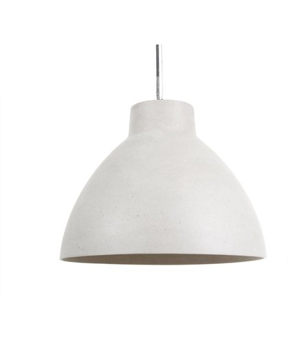 Leitmotiv - Hanglamp Sandstone Look - Kunststof - Wit - Ø 43cm