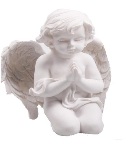 Engel beeldje biddend 22 cm