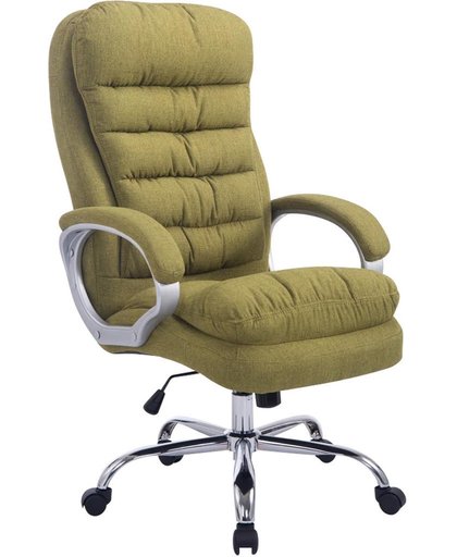Clp Comfortabele  XXL-bureaustoel VANCOUVER BIG directiestoel, managerstoel - belastbaar tot 235 kg - ergonomisch - groen