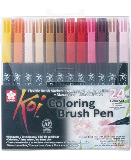 Koi Coloring Brush Pen 24 kleuren