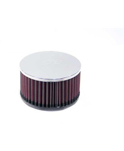 K&N universeel cilindrisch filter 70mm aansluiting, 130mm uitwendig, 76mm Hoogte (RC-0930)