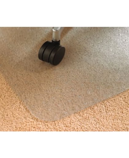 Vloerbeschermer / Bureaustoelmat PVC - Voor tapijt - 90x120cm