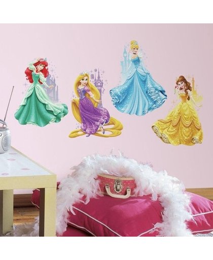 RoomMates Disney Prinsessen & Castles - Muurstickers - Multi