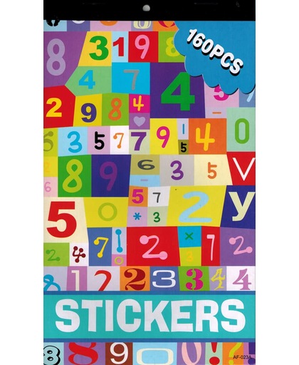 Stickerboek Nummers - 160 Delig