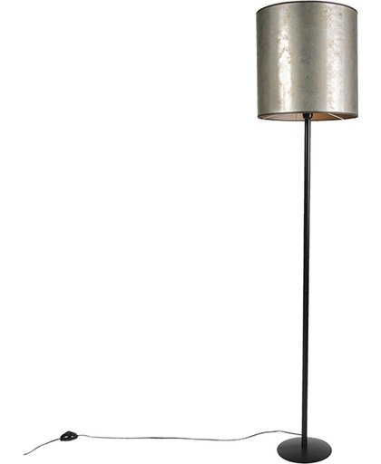 QAZQA - Vloerlamp - 1 lichts - H 1790 mm - Taupe