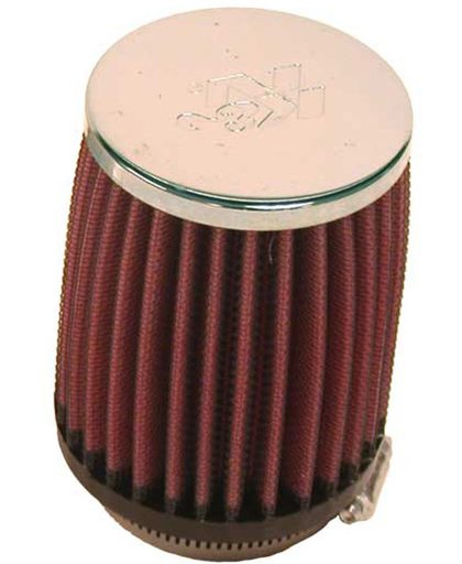 K&N universeel conisch cilindrisch filter 52mm aansluiting, 83mm Bodem, 76mm Top, 102mm Hoogte (RC-1350)
