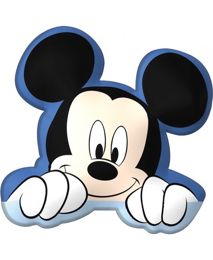 Disney Mickey Mouse-vorm Kussen 35 X 35 Cm Blauw