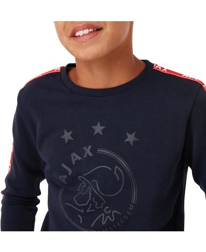 Ajax-sweater blauw met Ajax-logo junior