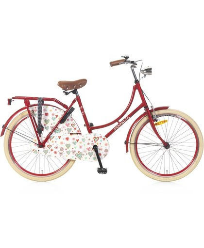 Popal Omafiets 24 inch - Rood