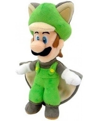 Super Mario Pluche - Flying Squirrel Luigi (23cm)
