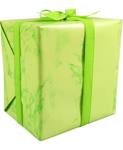 LOVLY® Cadeaupapier, 30cm, 200m, 80gr/m², Marble Candy, groen