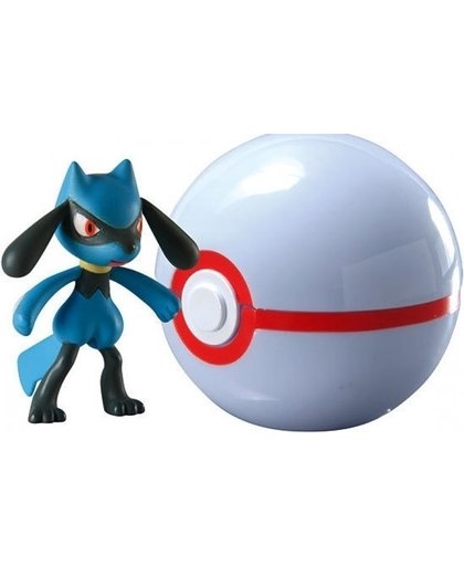 Pokemon Figure - Riolu + Premier Ball