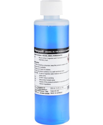 CAMPAGNOLO Remvloeistof Reiniging & onderhoud 250 ml blauw/transparant