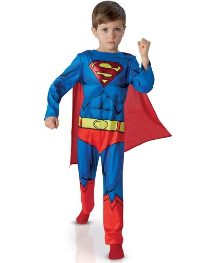 Superman™ stripboek kostuum voor kinderen - Klassiek - Verkleedkleding - 122/128