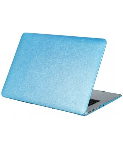 Apple MacBook hard case - hoes - Zijde Look - Licht blauw - 13.3
