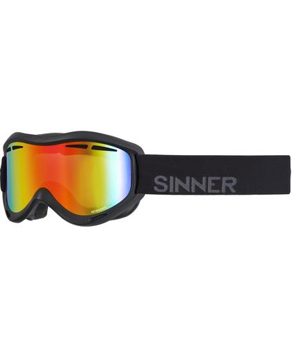 Sinner Intruder - Skibril - Volwassenen - Zwart/Rood