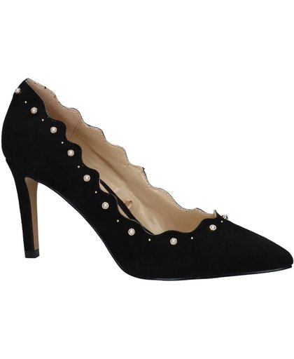 Lotus - Popple - Pumps high heels - Dames - Maat 40 - Zwart;Zwarte - black pearls