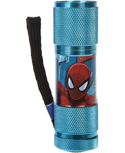 Marvel Zaklamp Spider-man Led 9 Cm Lichtblauw