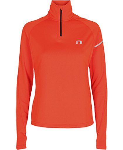 NEWLINE-Sportshirt performance-WOMAN-Base Thermal Sweater-Hot Orange-Maat-M
