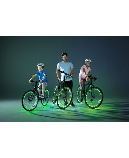 Wheely Bright Bike Lightning Groen 2 stuks