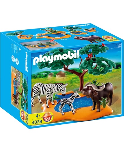 Playmobil Afrikaanse Buffel met Zebra - 4828