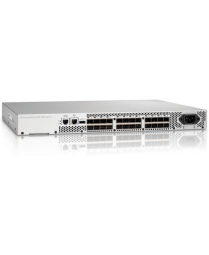 Hewlett Packard Enterprise StoreFabric HPE 8/8 Beheerde netwerkswitch Power over Ethernet (PoE) 1U Grijs